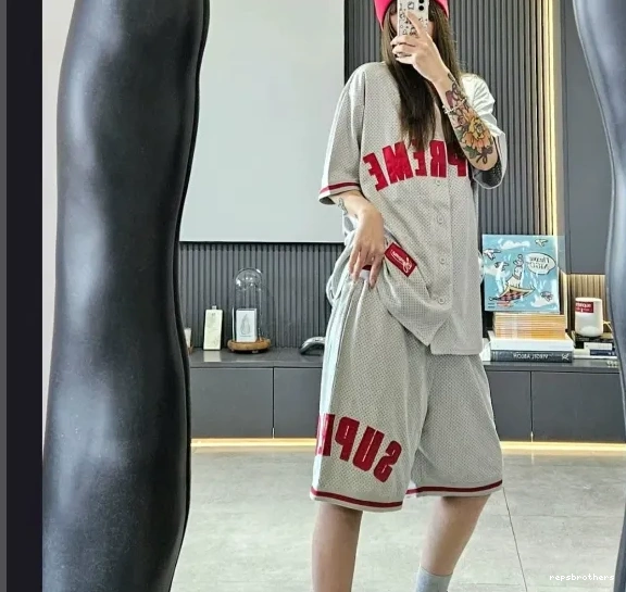 24SS short sleeved BASEBALL baseball suede MESH mesh JERSEY ULTRASUDE 0513